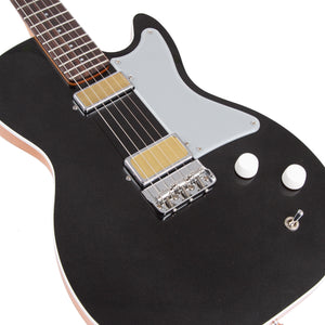 Harmony Standard Series Jupiter Thinline Electric Guitar w/Case, Space Black
