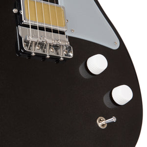 Harmony Standard Series Jupiter Thinline Electric Guitar w/Case, Space Black
