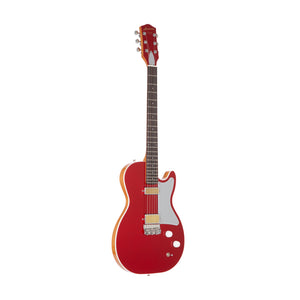 Harmony Standard Jupiter Thinline Electric Guitar w/Case, Cherry