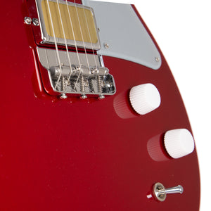 Harmony Standard Jupiter Thinline Electric Guitar w/Case, Cherry