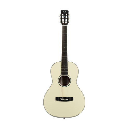 Harmony Stella Parlor Acoustic Guitar w/Bag, Ivory