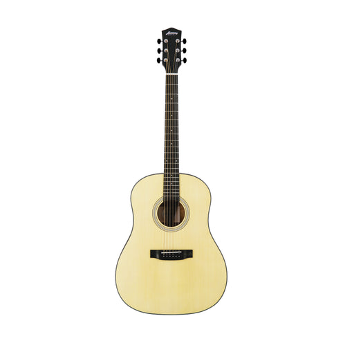 Harmony Foundation Series Terra Slope Shoulder Dreadnought Acoustic Guitar, Natural Satin