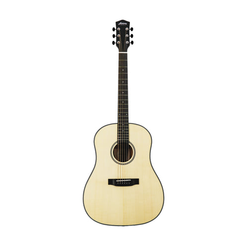 Harmony Foundation Series e-Terra ST Slope Shoulder Dreadnought Acoustic Guitar, Natural Satin