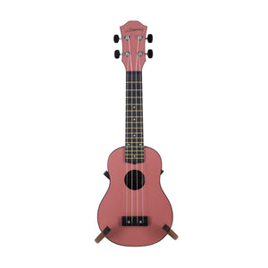 Harmony Foundation Series Sierra Classic ABS Soprano Ukulele, Coral Red (B-Stock)