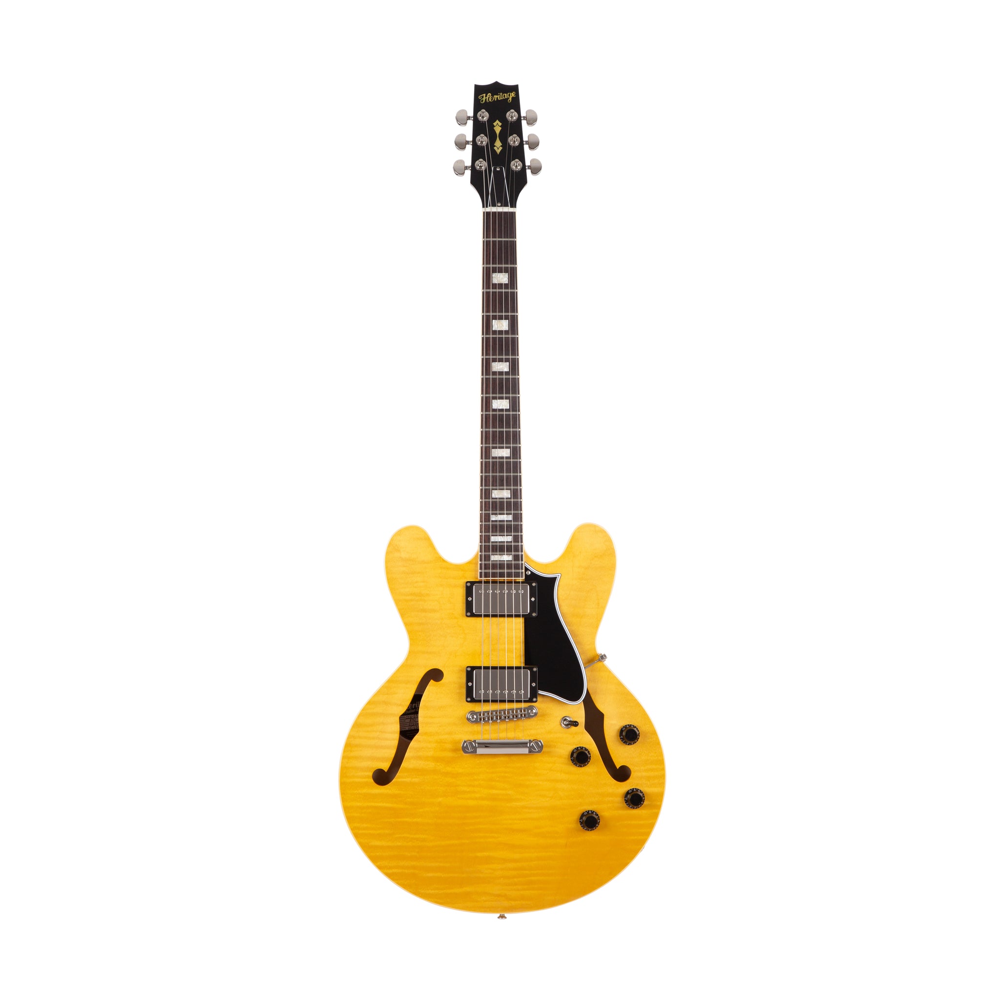 Heritage Custom Shop Core Collection H-535 Electric Guitar with Case, Antique Natural