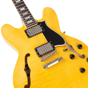 Heritage Custom Shop Core Collection H-535 Electric Guitar with Case, Antique Natural