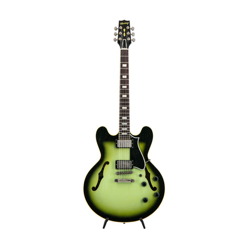 Heritage Custom Shop Factory Special H-535 Electric Guitar w/Case, Green Burst, Artisan Aged