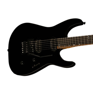 Jackson American Series Virtuoso Electric Guitar, Streaked Ebony FB, Satin Black
