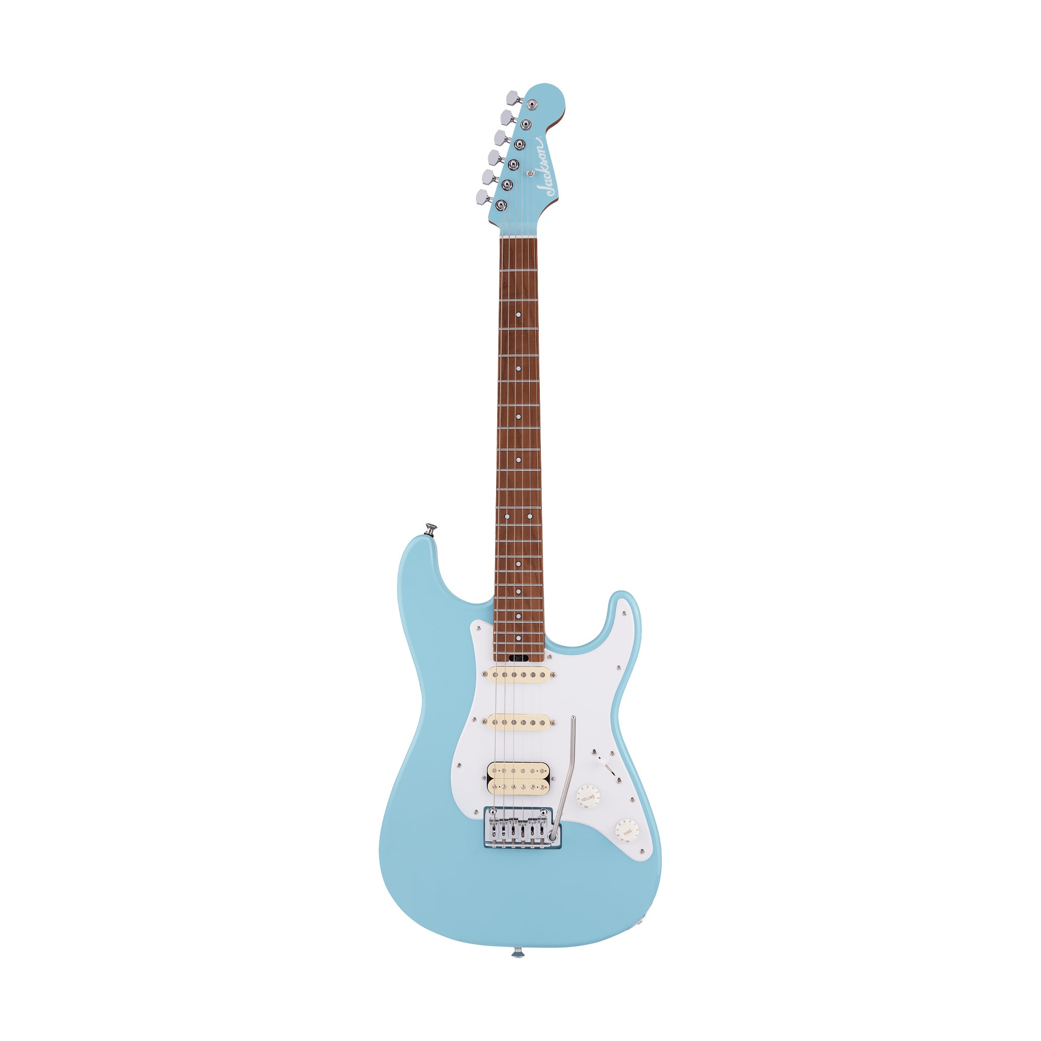 Jackson MJ Series Signature Misha Mansoor So-Cal 2PT Electric Guitar, Maple FB, Daphne Blue