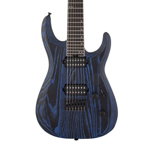 Jackson Pro Series Dinky DK Modern Ash HT7 7-String Electric Guitar, Baked Blue