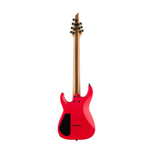 Jackson Pro Plus Series DK Modern MDK7 HT Electric Guitar, Ebony FB, Red w/Black Bevels