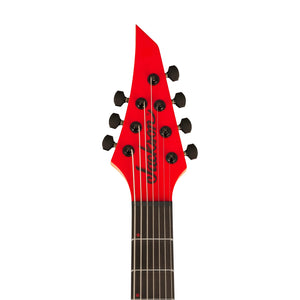 Jackson Pro Plus Series DK Modern MDK7 HT Electric Guitar, Ebony FB, Red w/Black Bevels