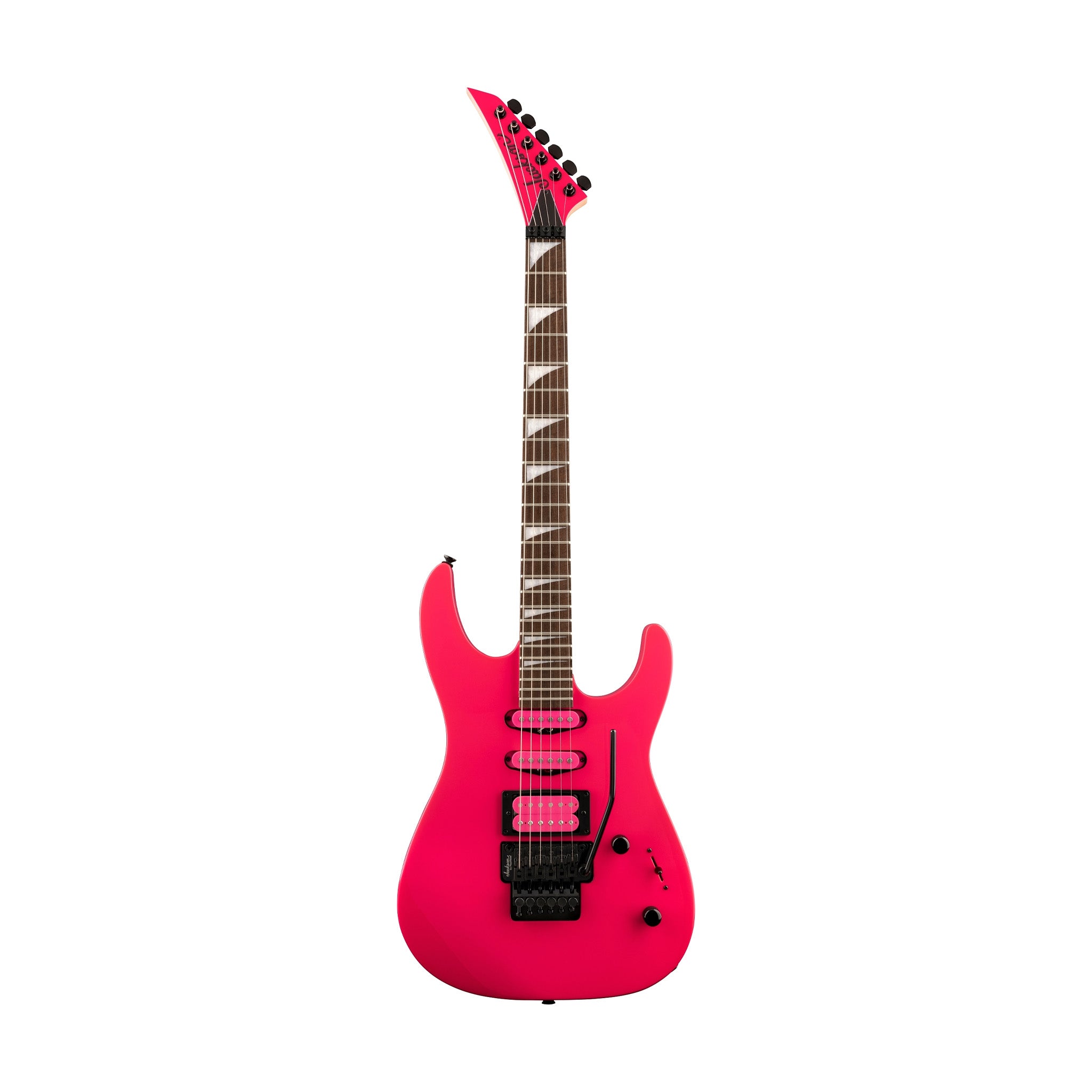 Jackson X Series Dinky DK3XR HSS Electric Guitar, Laurel FB, Neon Pink