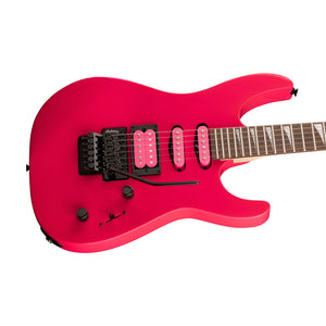 Jackson X Series Dinky DK3XR HSS Electric Guitar, Laurel FB, Neon Pink