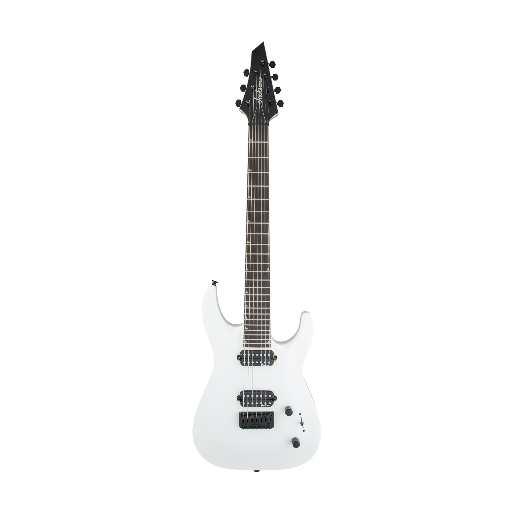 Jackson Dinky JS32-7 DKA Electric Guitar, Amaranth FB, Snow White