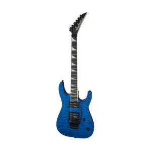 Jackson JS Series Dinky Arch Top JS32Q DKA Electric Guitar, Amaranth FB, Transparent Blue