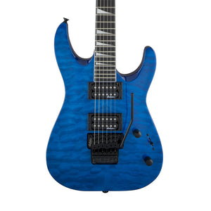 Jackson JS Series Dinky Arch Top JS32Q DKA Electric Guitar, Amaranth FB, Transparent Blue