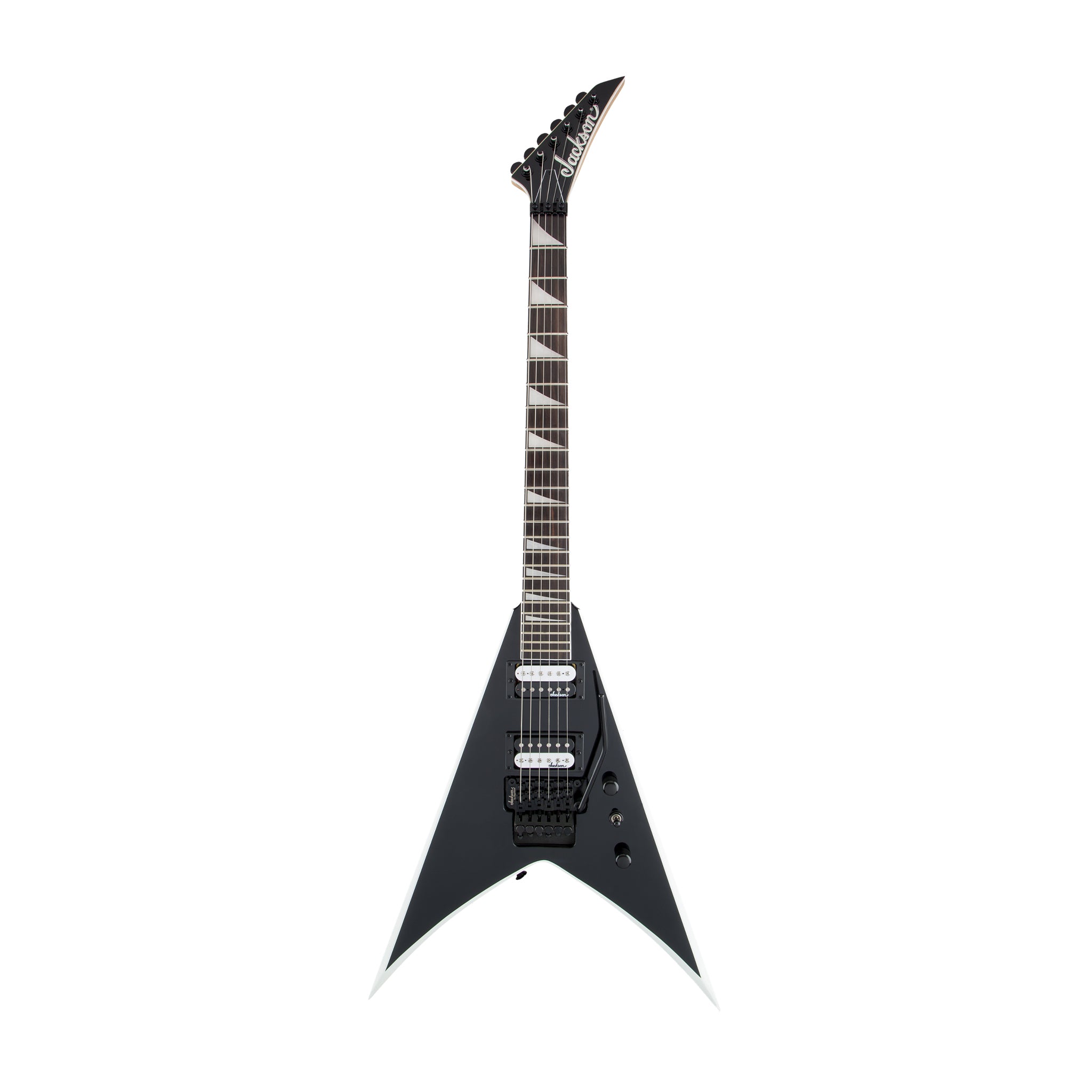 Jackson JS Series King V JS32 Electric Guitar, Amaranth FB, Black with White Bevels