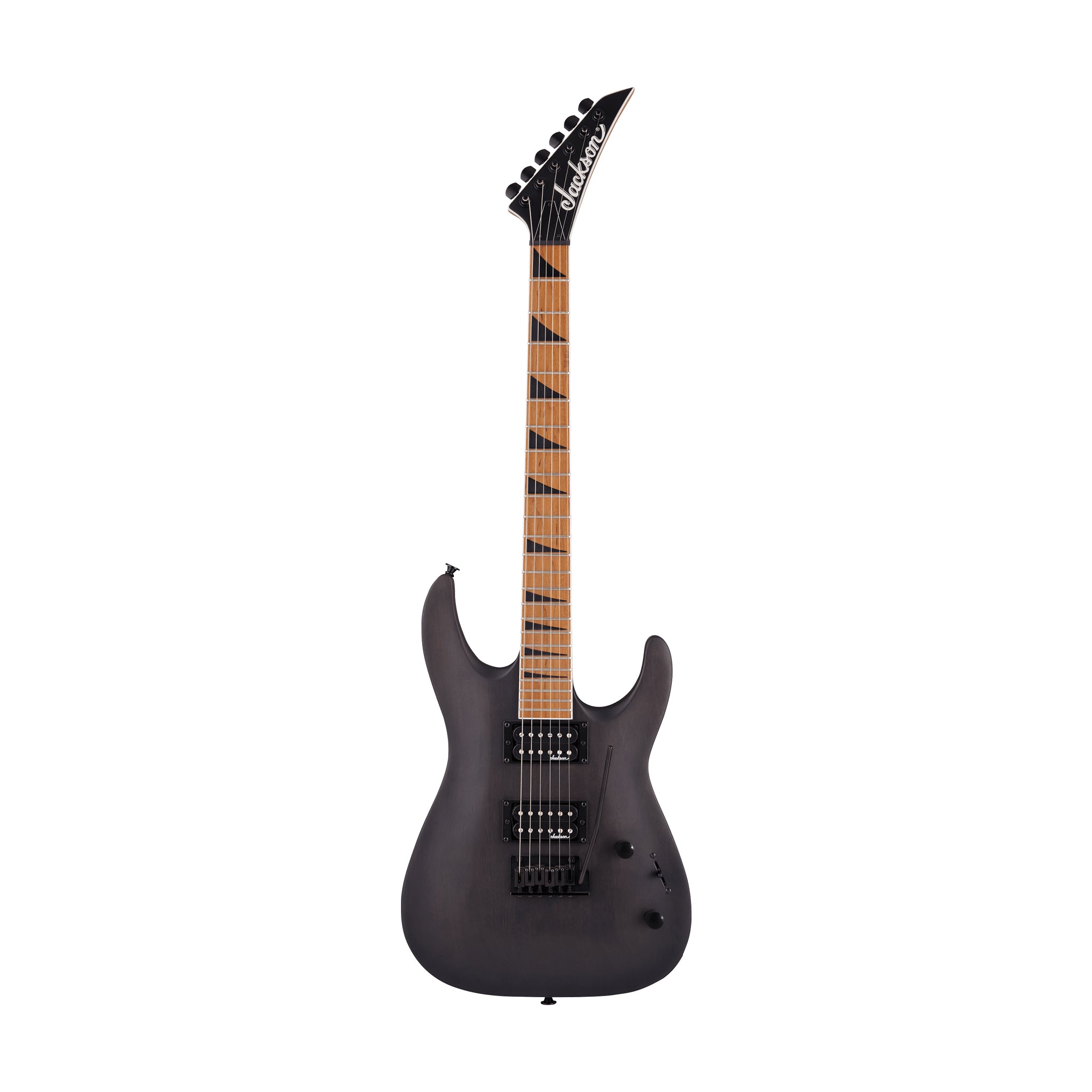 Jackson JS Series Dinky Arch Top JS24 DKAM Electric Guitar, Caramelized Maple FB, Black Stain