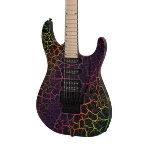 Jackson SL3M Pro Series Soloist Electric Guitar, Maple FB, Rainbow Crackle