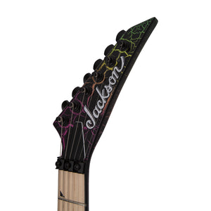 Jackson SL3M Pro Series Soloist Electric Guitar, Maple FB, Rainbow Crackle