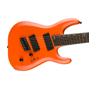 Jackson Pro Plus Series MDK7 MS Electric Guitar, Satin Orange Crush