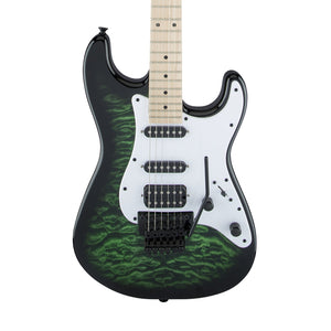 Jackson Adrian Smith SDXQ Electric Guitar, Maple FB, Transparent Green Burst