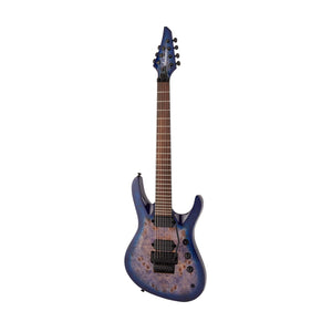 Jackson Pro Series Signature Chris Broderick Soloist 7P Electric Guitar, Laurel FB, Transparent Blu