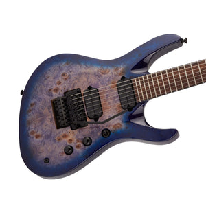 Jackson Pro Series Signature Chris Broderick Soloist 7P Electric Guitar, Laurel FB, Transparent Blu