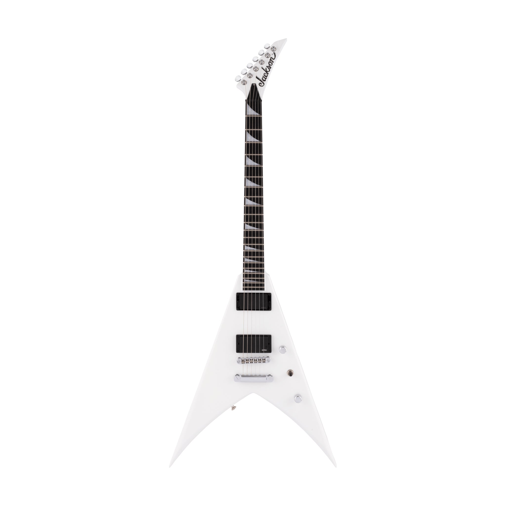 Jackson Pro Series King V KVTMG Electric Guitar, Ebony FB, Snow White