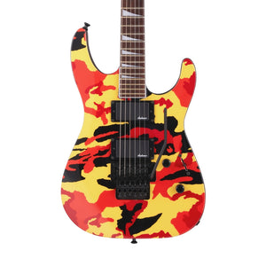 Jackson X Series Soloist SLX DX Camo Electric Guitar, Laurel FB, Multi-Color Camo
