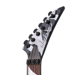 Jackson X Series Soloist SLX DX Camo Electric Guitar, Laurel FB, Winter Camo