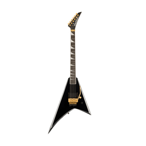 Jackson Concept Series Rhoads FR H Electric Guitar, Ebony FB, Black w/White Pinstripes