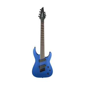 Jackson X Series Soloist SLAT7 7-String Multi-Scale Electric Guitar, Laurel FB, Metallic Blue