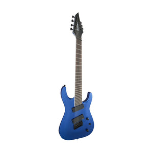 Jackson X Series Soloist SLAT7 7-String Multi-Scale Electric Guitar, Laurel FB, Metallic Blue
