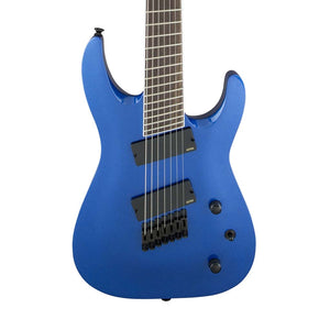 Jackson X Series Soloist SLAT7 7-String Multi-Scale Electric Guitar, Laurel FB, Metallic Blue