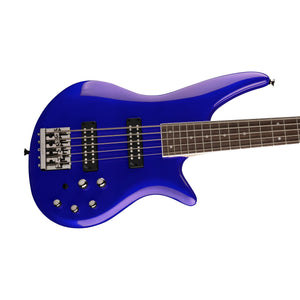Jackson JS Spectra Bass JS3 V 5-String Bass Guitar, Indigo Blue