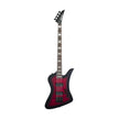 Jackson JS Series Kelly Bird Bass JS3Q Guitar, Amaranth FB, Transparent Red Burst