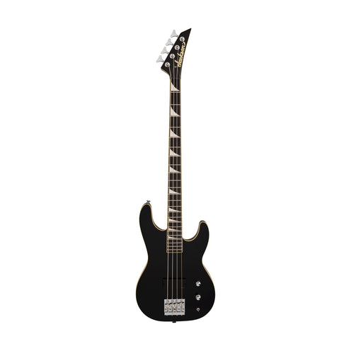 Jackson Pro Plus Series Pure Metal Concert CB1A Bass Guitar, Ebony FB, Gloss Black