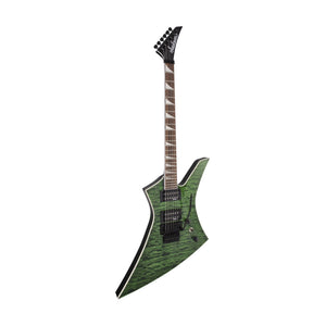 Jackson X Series KEXQ Kelly Electric Guitar, Laurel FB, Transparent Green
