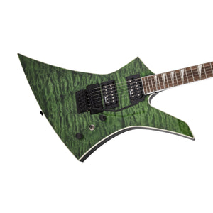 Jackson X Series KEXQ Kelly Electric Guitar, Laurel FB, Transparent Green