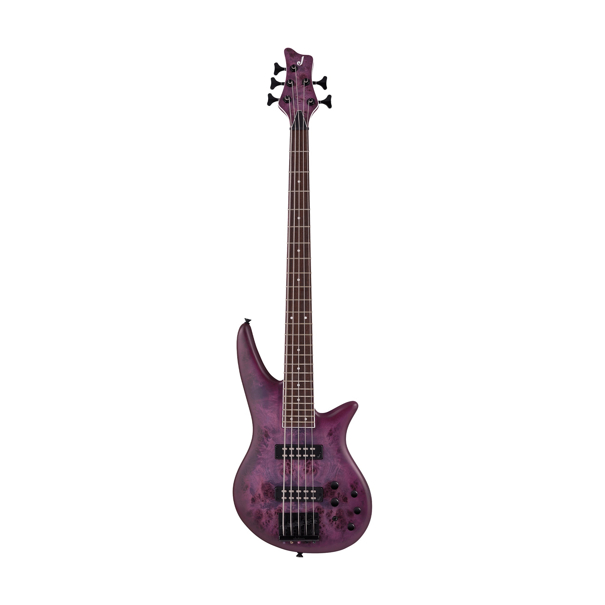 Jackson X Series Spectra Bass SBXP V Electric Guitar, Laurel FB, Transparent Purple Burst