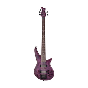 Jackson X Series Spectra Bass SBXP V Electric Guitar, Laurel FB, Transparent Purple Burst