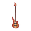 Jackson Pro Series Spectra SBP V Bass Guitar, Caramelized Jatoba FB, Transparent Cherry Burst