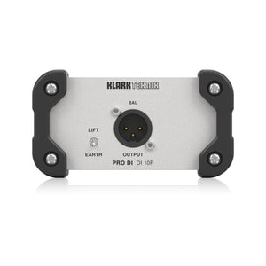 Klark Teknik Pro DI 10P Passive Direct Box w/ Midas Transformer and Extended Dynamic Range
