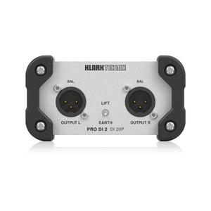 Klark Teknik DI 20P Passive Direct Box w/ Midas Transformer and Extended Dynamic Range