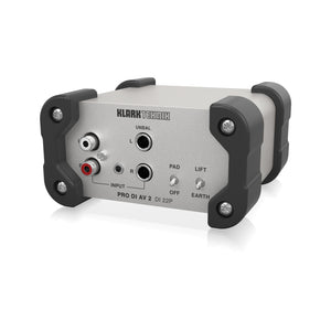 Klark Teknik DI 22P Passive Direct Box w/ Midas Transformer and Extended Dynamic Range
