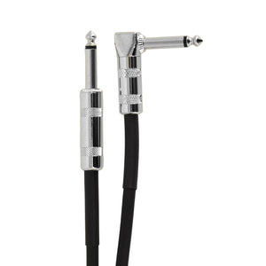 koda essential KIC15RA Straight-Angled Instrument Cable, 15ft, Black