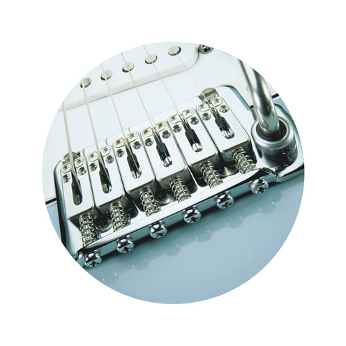 LR Baggs X-Bridge Strat Piezo Bridge Pickup, Fixed Bridge, Chrome