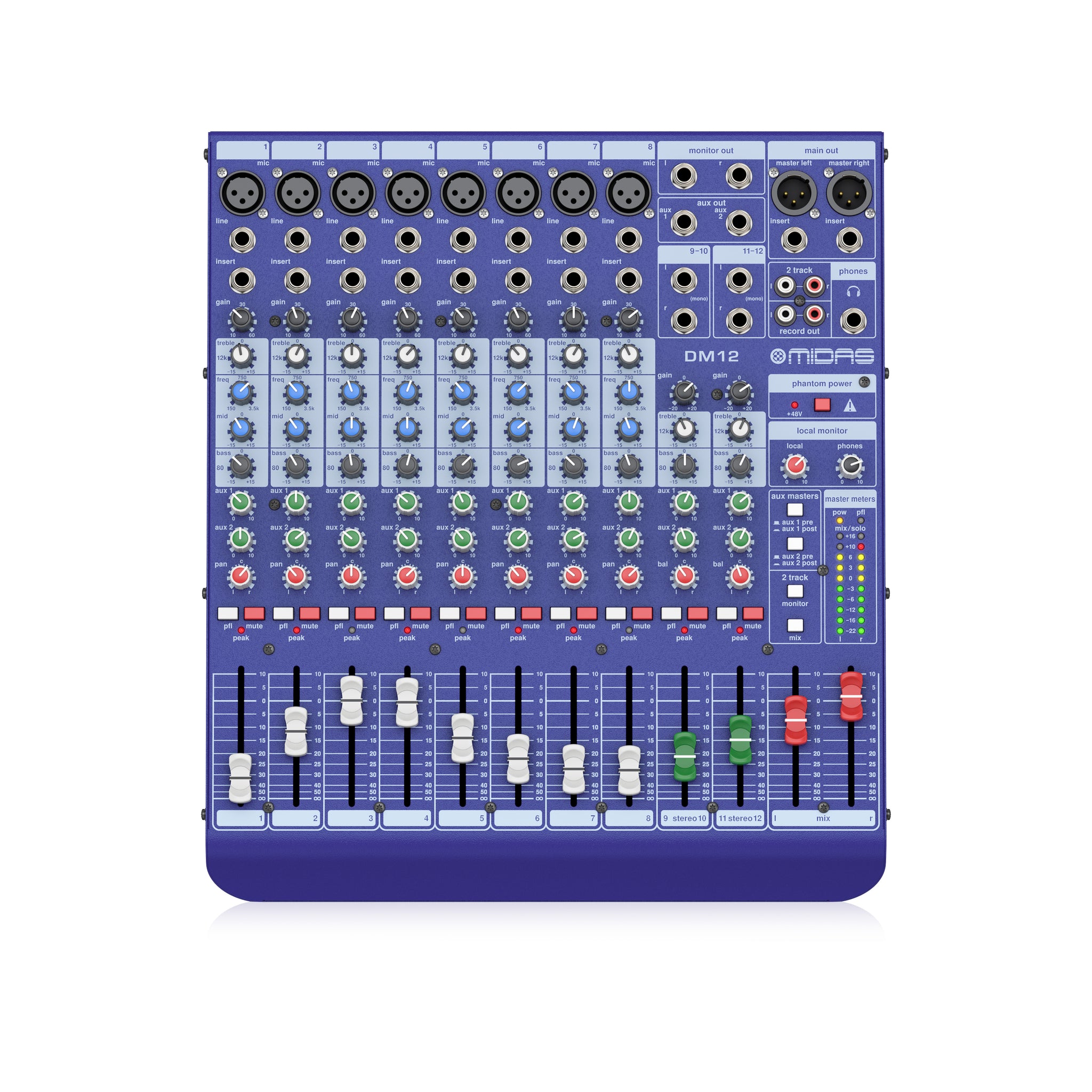 Midas DM12 12-channel Analog Mixer – Swee Lee Philippines